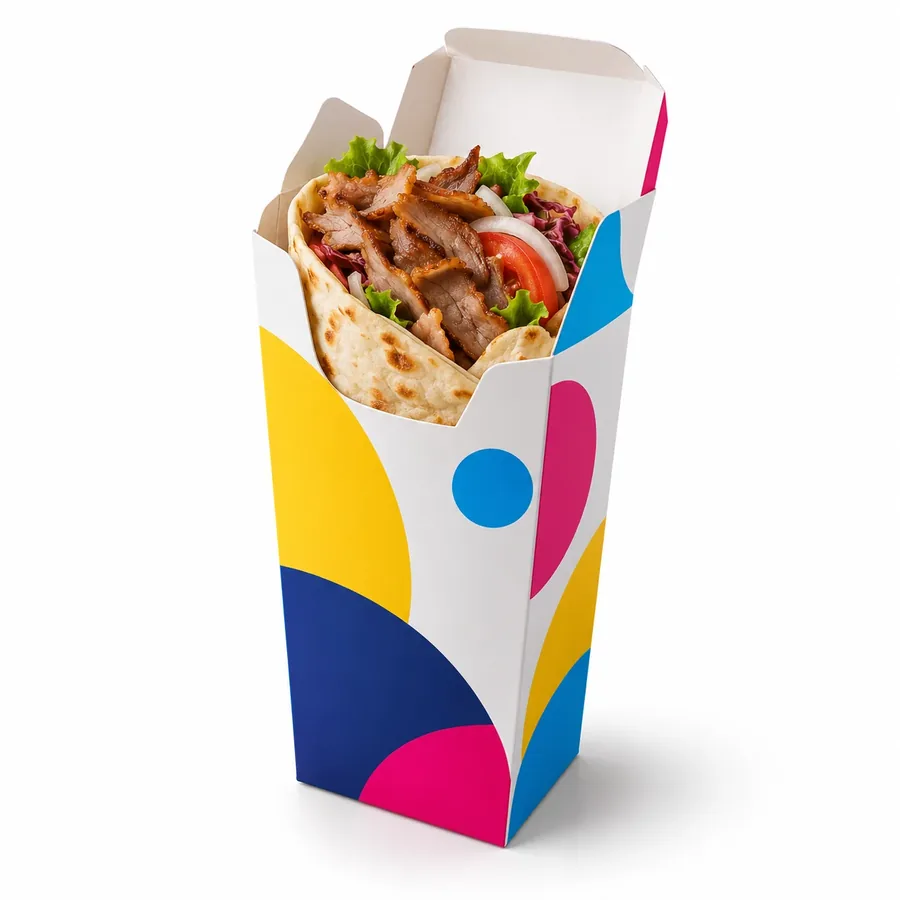 Döner Kebab Kutusu ürününün fiziksel yapısını gösteren temsili katalog görseli