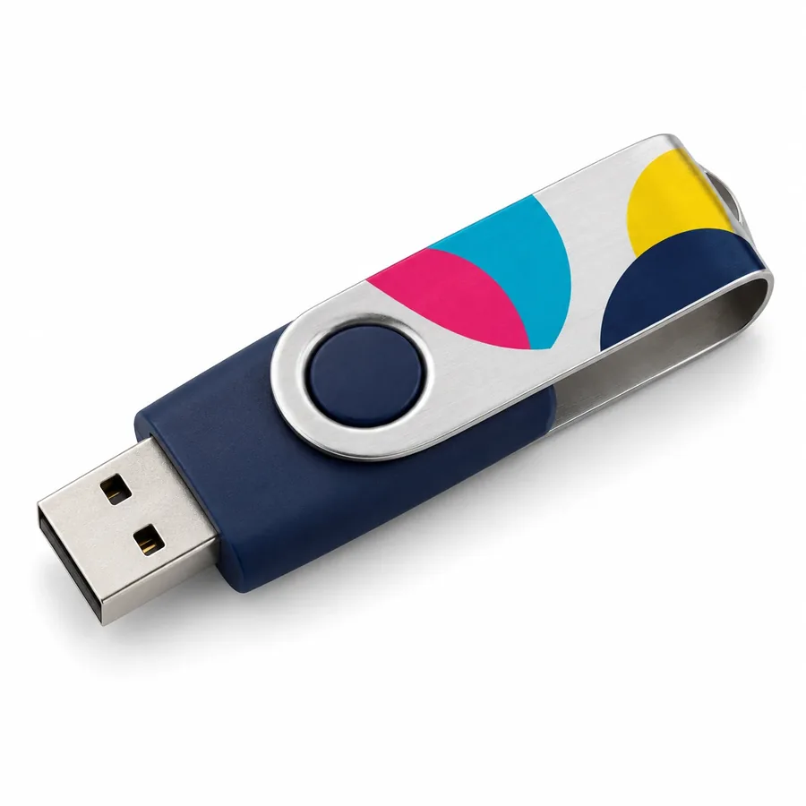 USB Bellek Baskı için baskılı ürünün temsili görünümü
