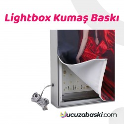 Lightbox Kumaş Baskı